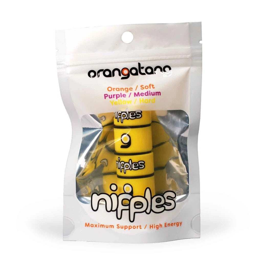 Orangatang Nipple Double Barrel Bushings Hard - Yellow (Set)