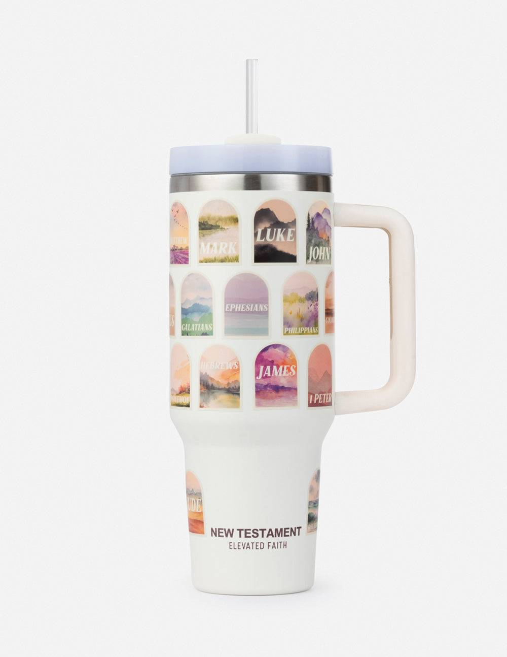 Elevated Faith NT Bible Checklist 40 oz Tumbler — comparison shot