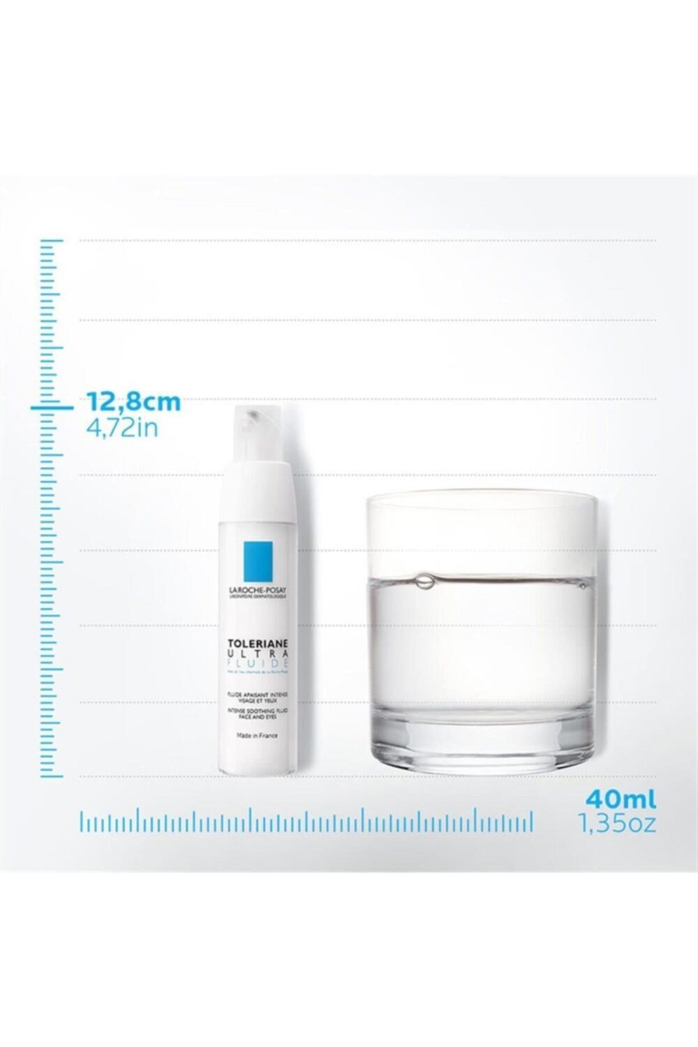La Roche Posay Toleriane Dermallargo Fluide Moisturizing Cream - Fragrance-Free, Hypoallergenic, 1.35 fl oz