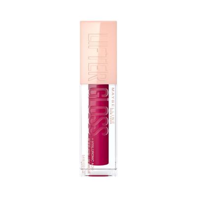 Maybelline Lifter Gloss: Hydrating Hyaluronic Acid Lip Gloss - Non-Sticky, Lifting Effect, Taffy Shade - For Fuller, Smoother Lips