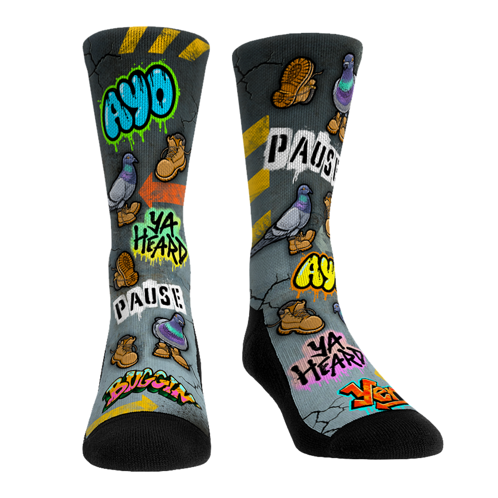 Rock 'Em Socks Rock 'Em Socks NYC Slang - All-Over — main product shot