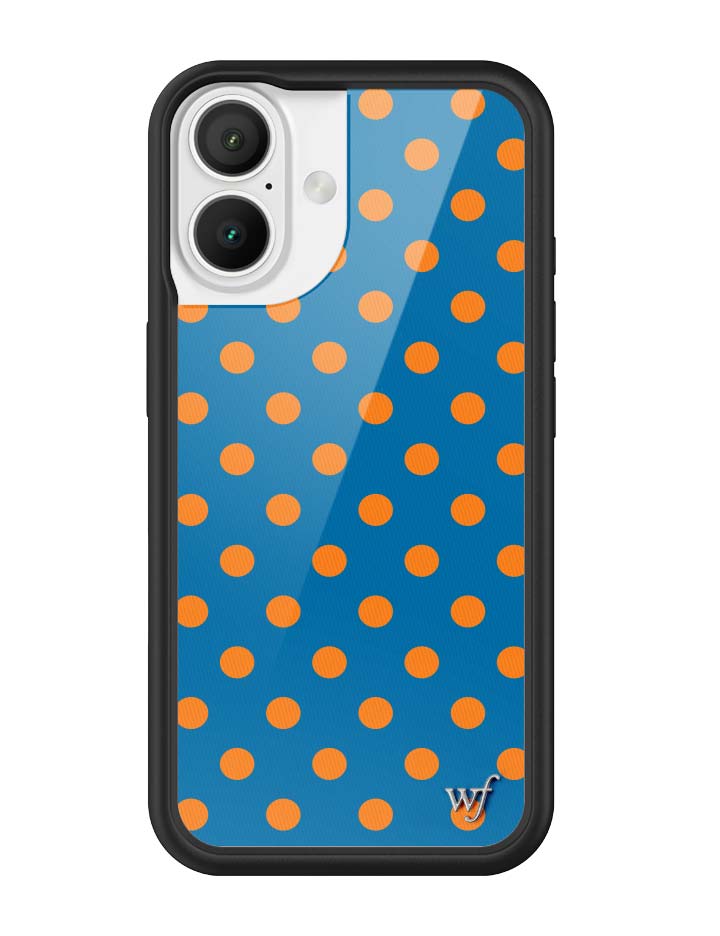 Polka Dot | Blue and Orange iPhone Case