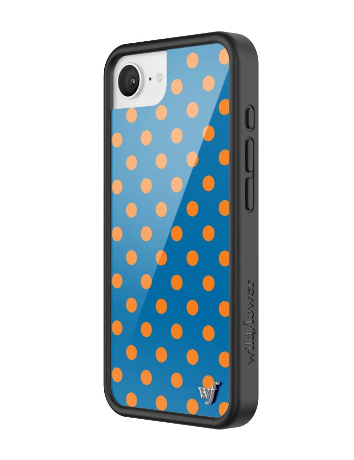 Polka Dot | Blue and Orange iPhone Case