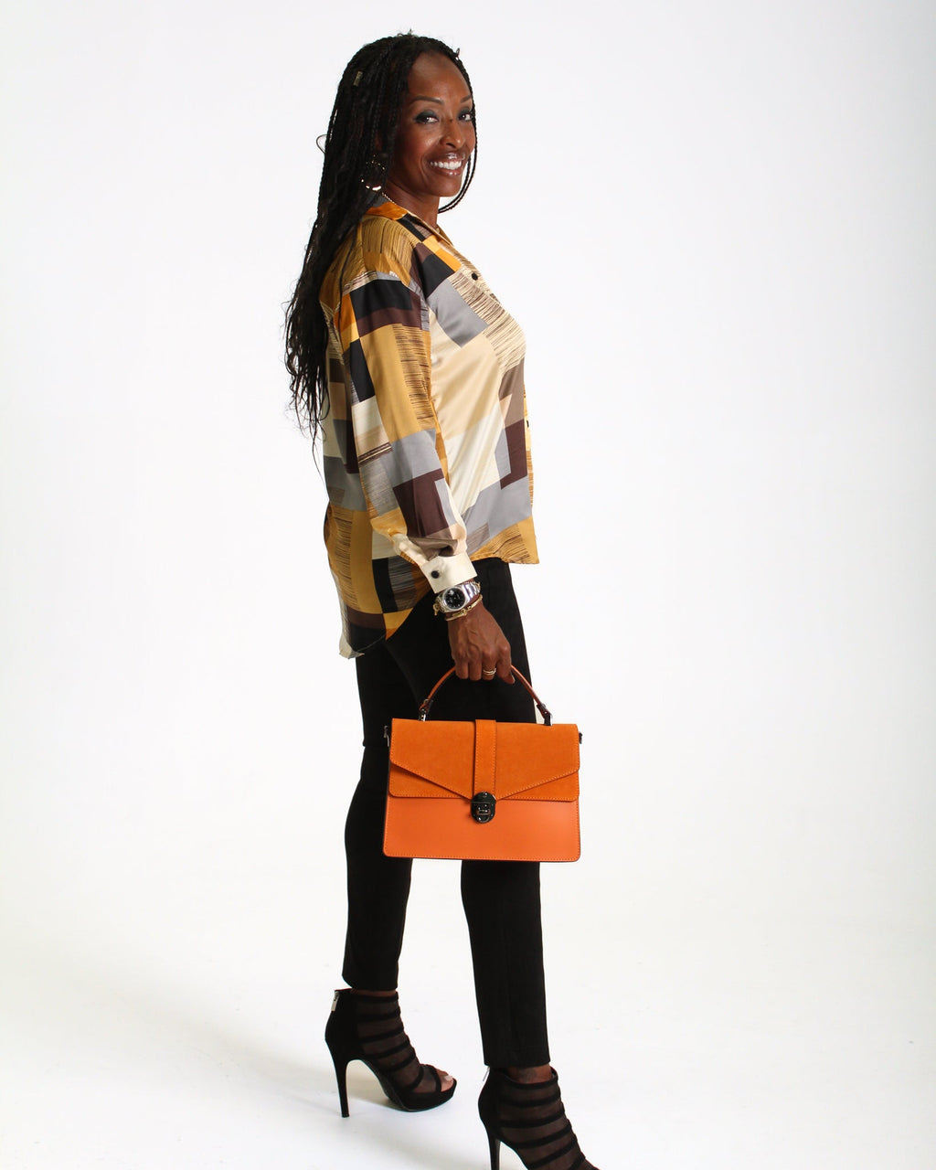 KADOU BOUTIQUE Nancy Large Handbag by Germán Fuentes — lifestyle context