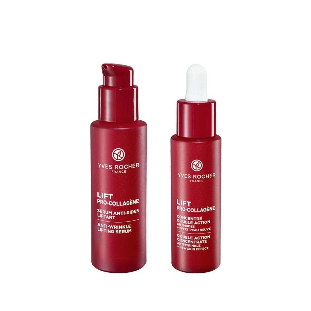 Serum Set - Anti-Aging Skincare Serum Set with Plant-based Collagen & Hyaluronic Acid