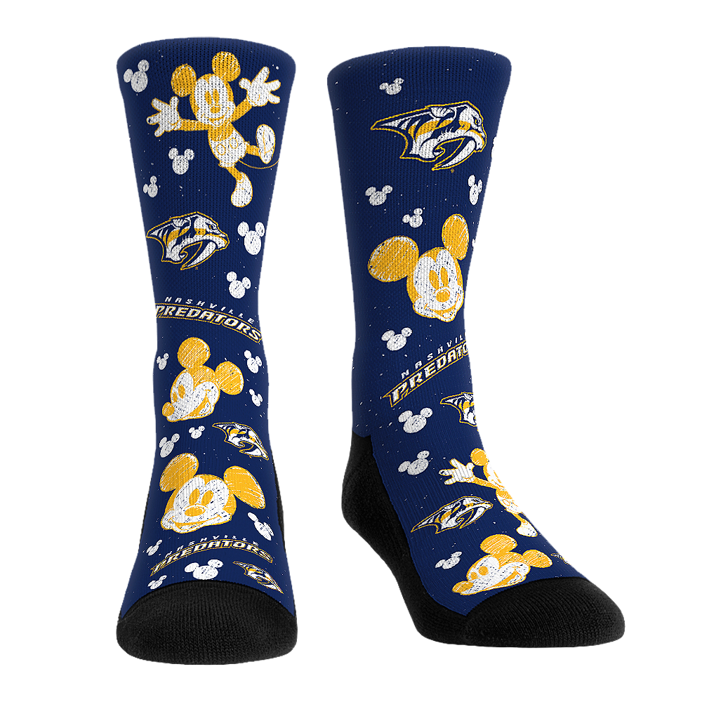 Rock 'Em Socks Rock 'Em Socks Nashville Predators - Disney - Mickey Sketch — main product shot