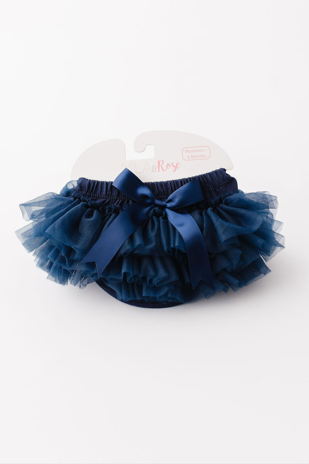 Mila & Rose ® Navy Blue Ruffle Tutu Bloomer — main product shot