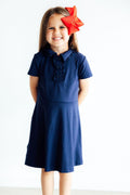 Mila & Rose ® Navy S/S Polo Dress — main product shot