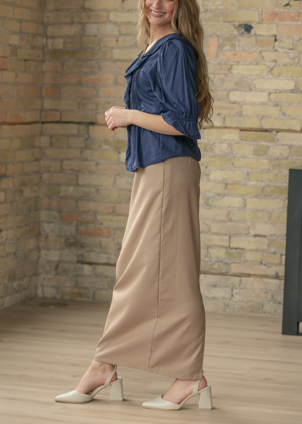 Inherit Co. Hollis Long Maxi Skirt — back view