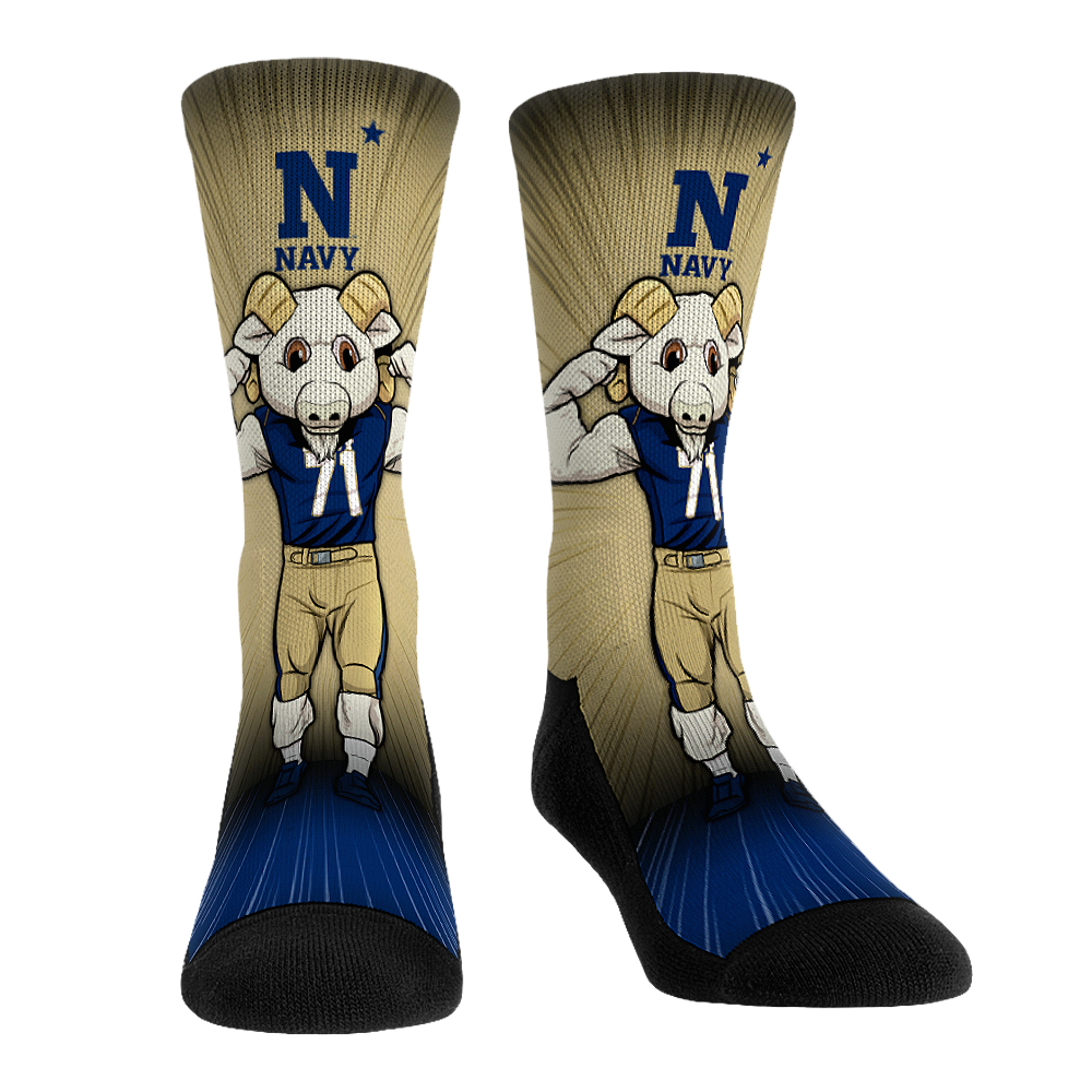 Rock 'Em Socks Rock 'Em Socks Navy Midshipmen - Mascot Pump Up! — main product shot