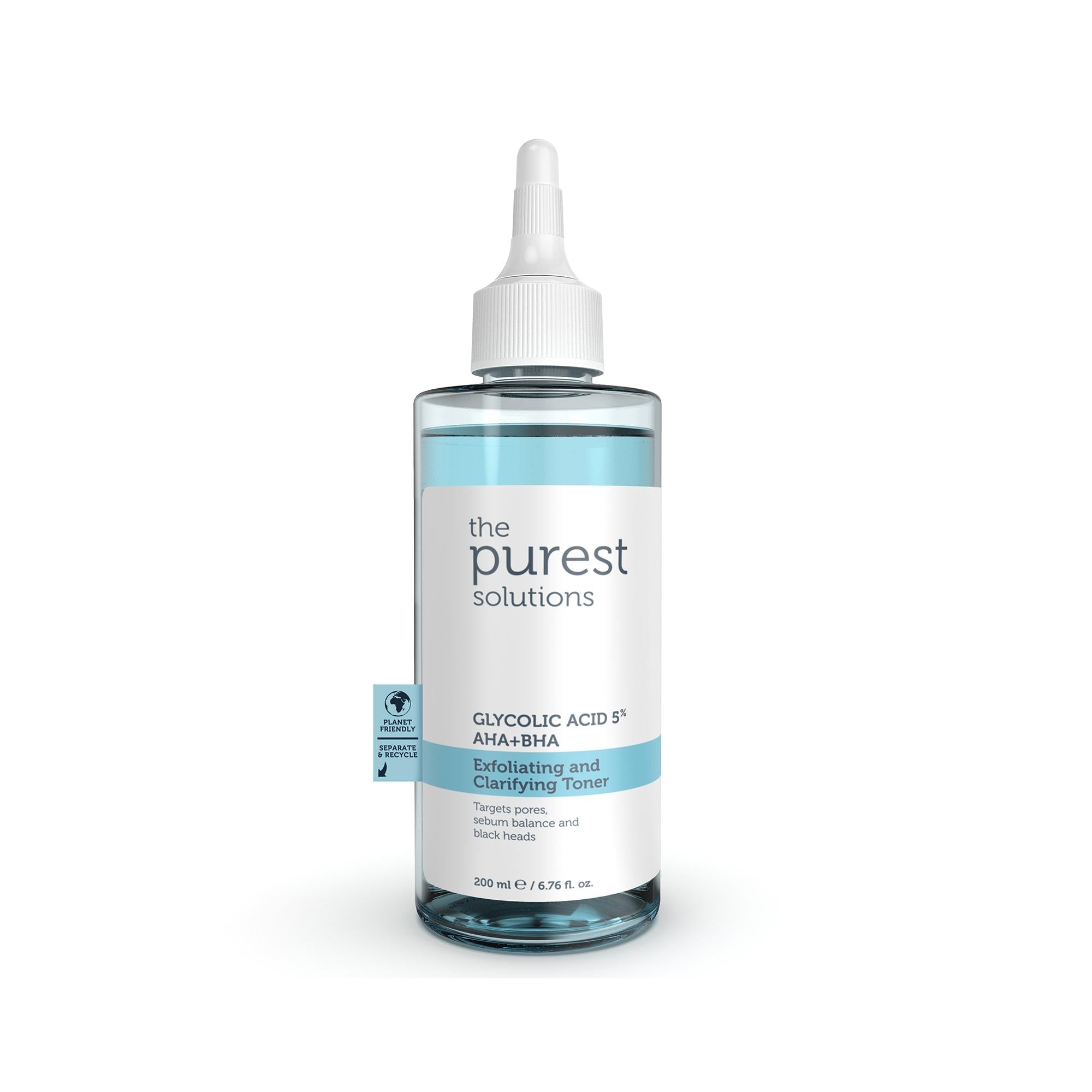 The Purest Solutions Toner for Pores - Purifying & Pore Tightening Skincare for Facial Care, 200ml