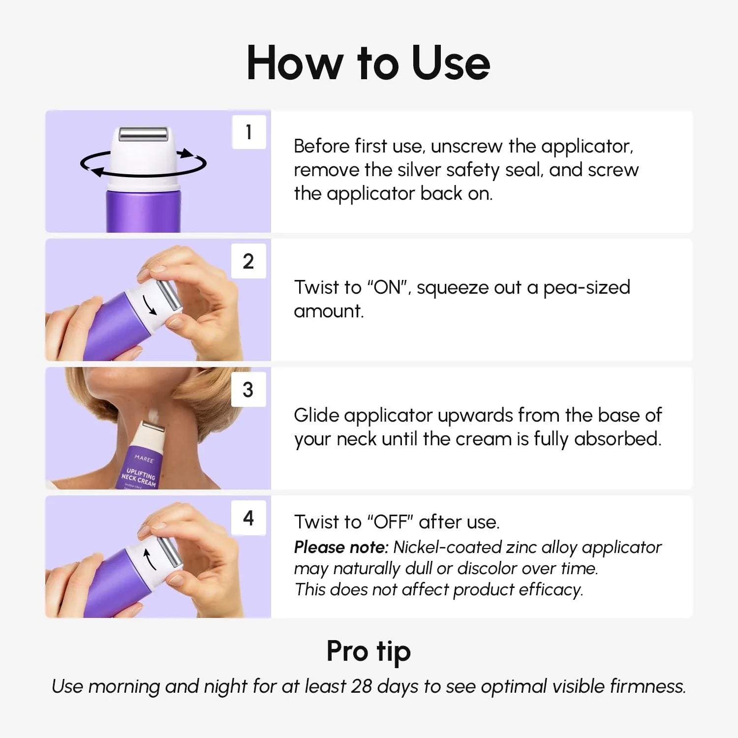 Maree Pro-Retinol Neck Lifting Cream Massager — product category context