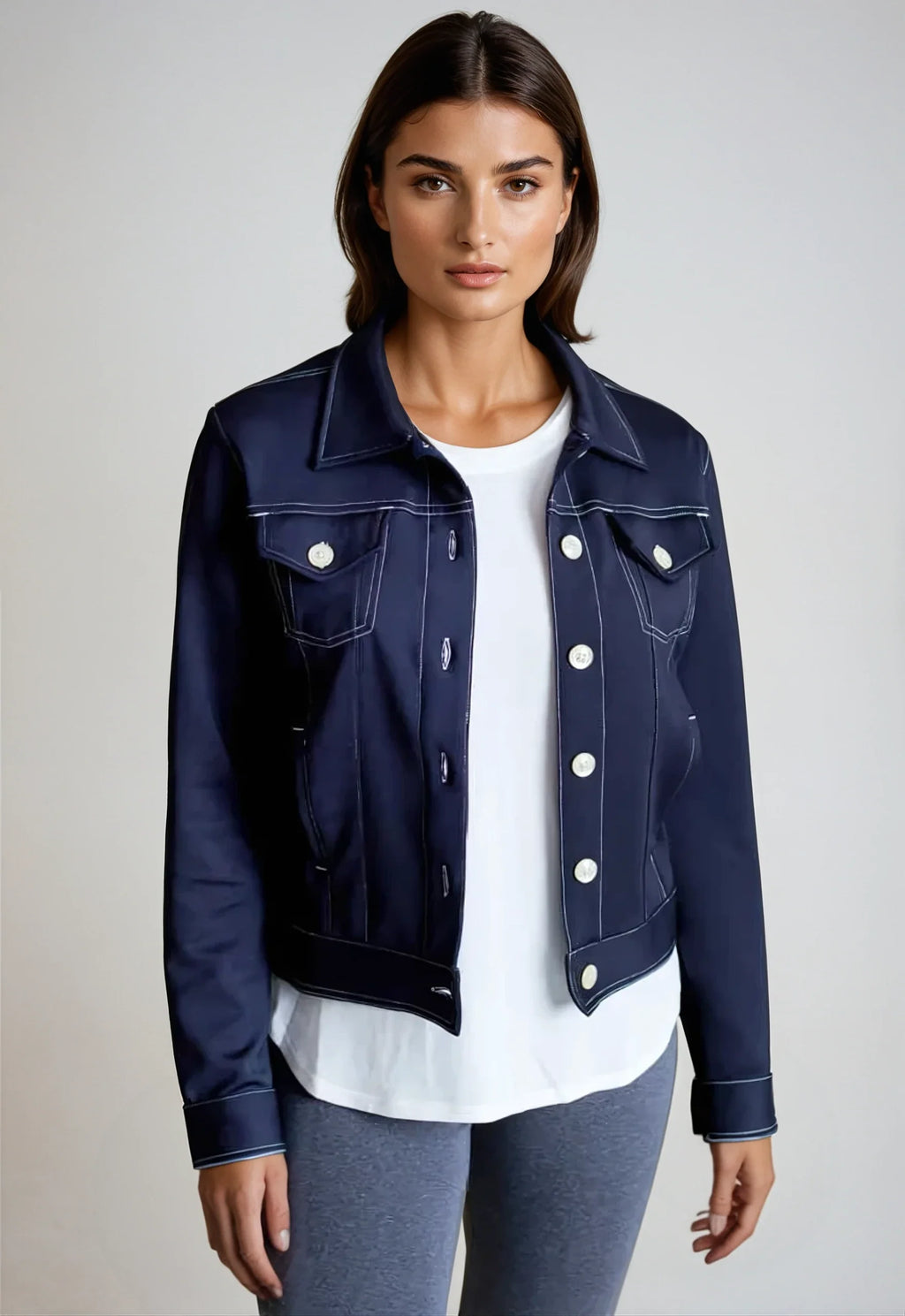 Buki Neo-Tech Jacket - Navy — lifestyle context