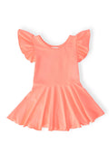 Mila & Rose ® Neon Coral S/S Twirl Leotard — main product shot