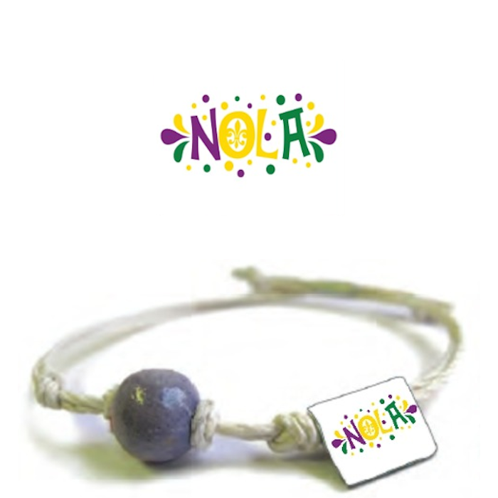 Earth Bands New Orleans Louisiana Bracelet | Anklet — main product shot