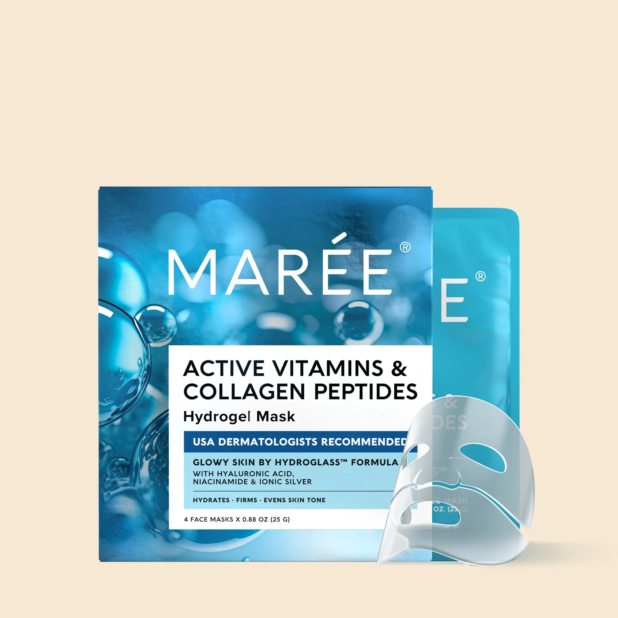Maree Hydrogel Collagen Face Mask — main product shot