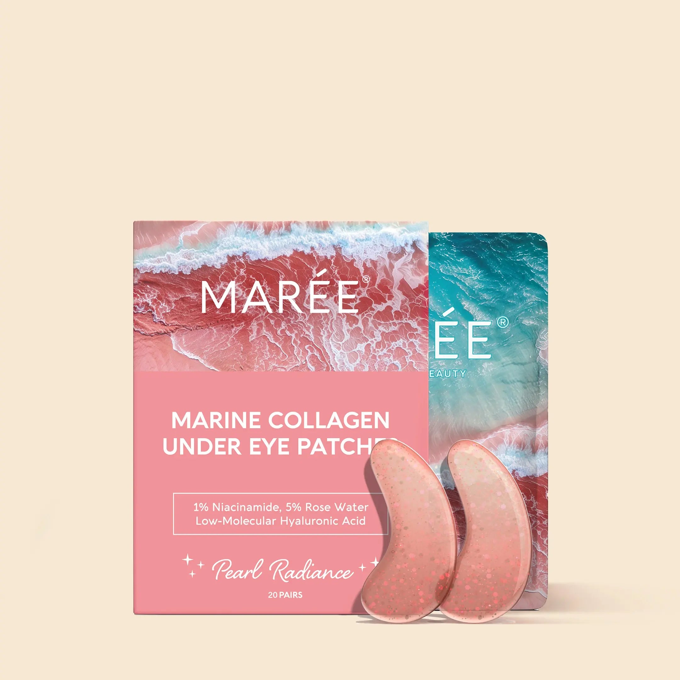 Maree Pink Eye Patches for Puffy Eyes — color detail