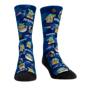 Rock 'Em Socks New England Patriots - Star Wars  - Grogu All-Over