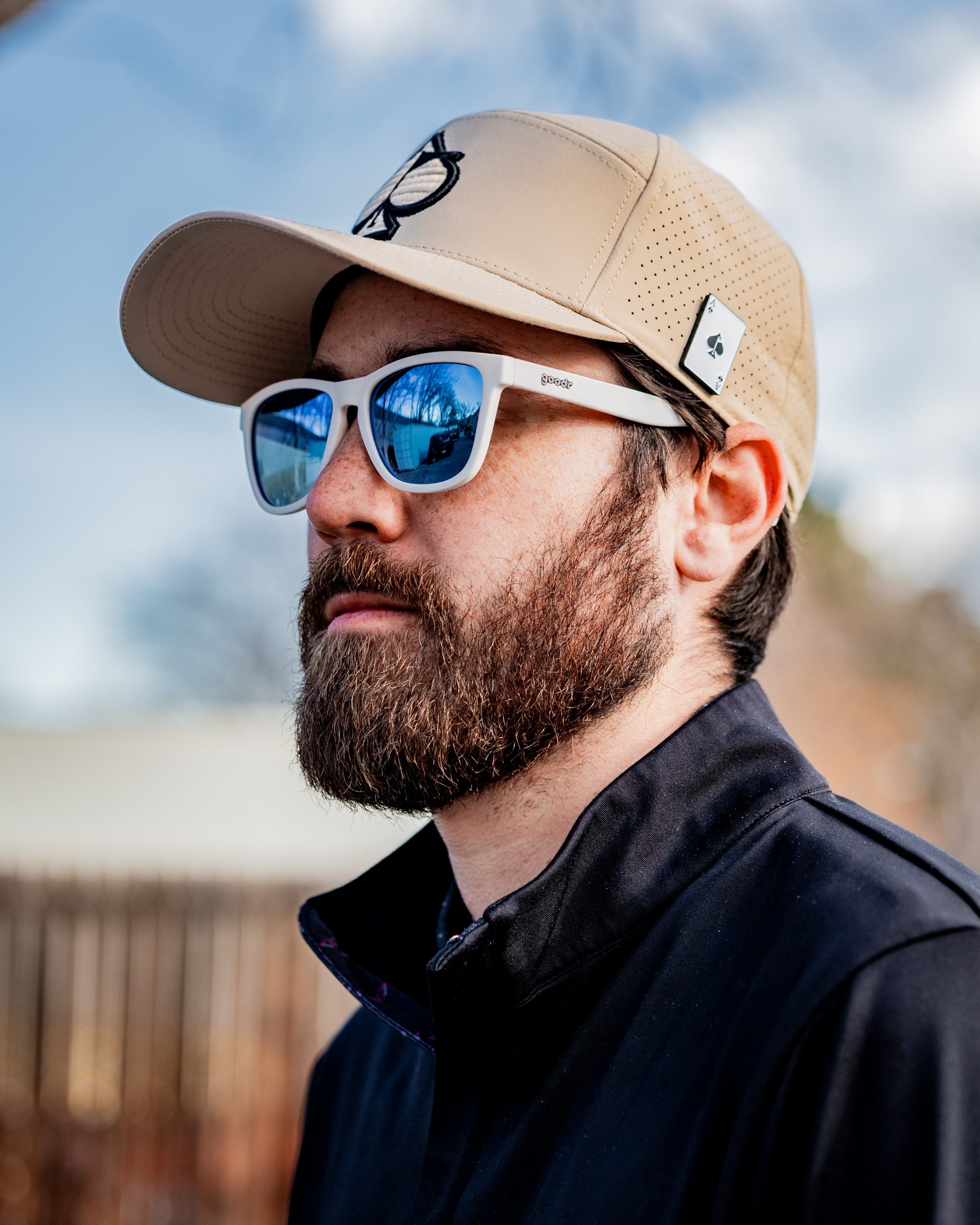 Pins and Aces Tradesman Hat - Sand — size reference