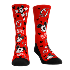 Rock 'Em Socks New Jersey Devils - Disney - Mickey Sketch