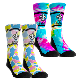 Rock 'Em Socks New Orleans Saints - Easter 2-Pack