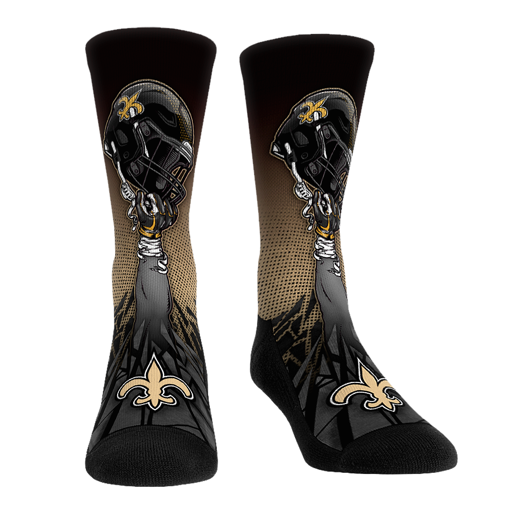 Rock 'Em Socks Rock 'Em Socks New Orleans Saints - Alternate Helmet Smash — main product shot