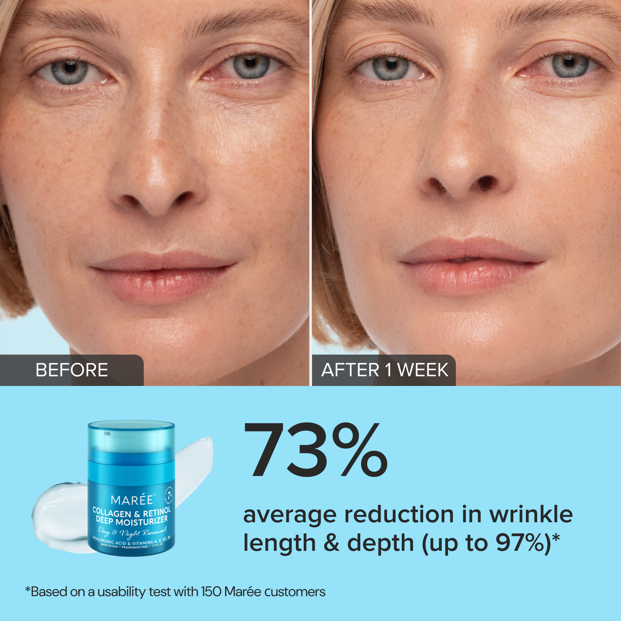 Maree Retinol & Collagen Anti-Age Cream — detail close-up