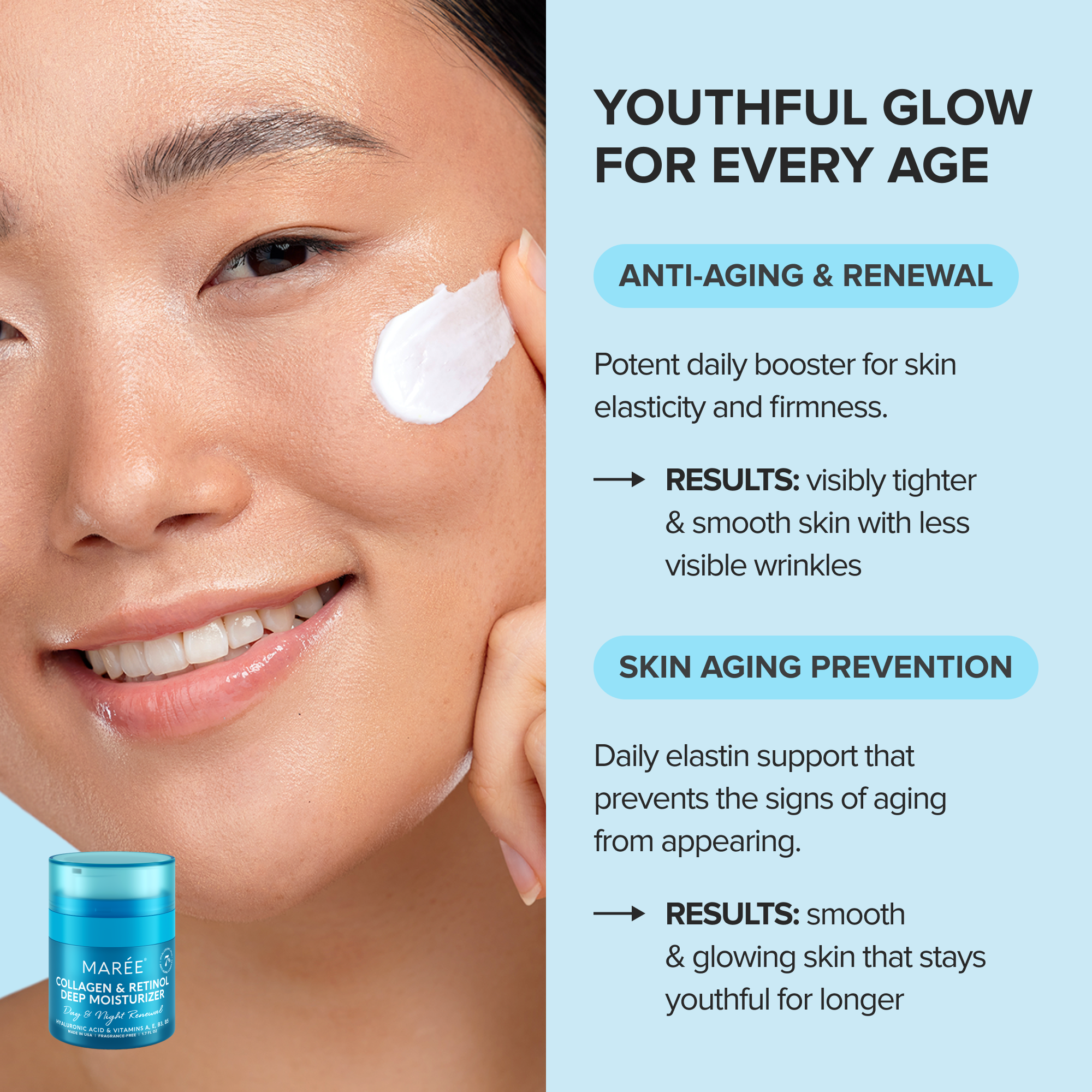 Maree Retinol & Collagen Anti-Age Cream — alternative angle