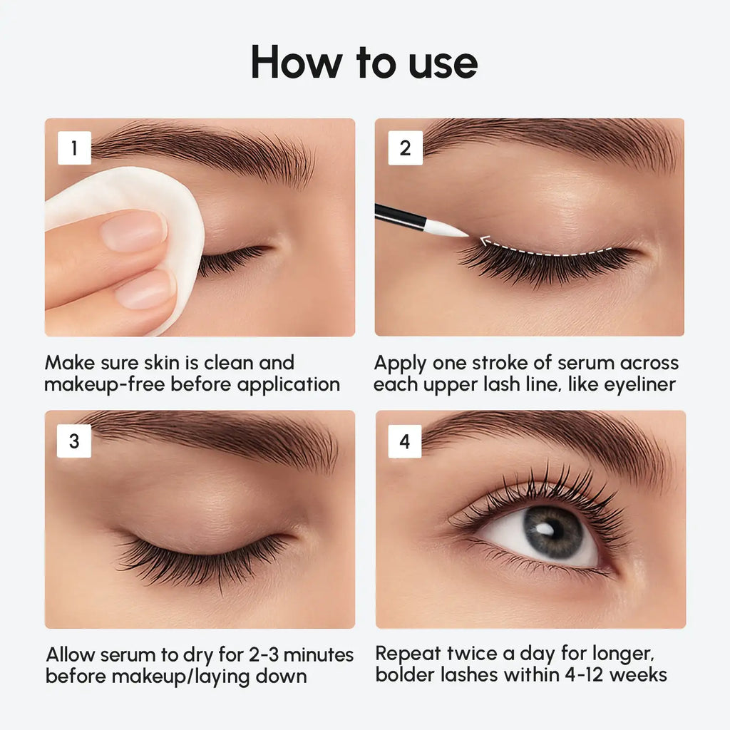 Maree Lash & Brow Growth Serum — in-use photo