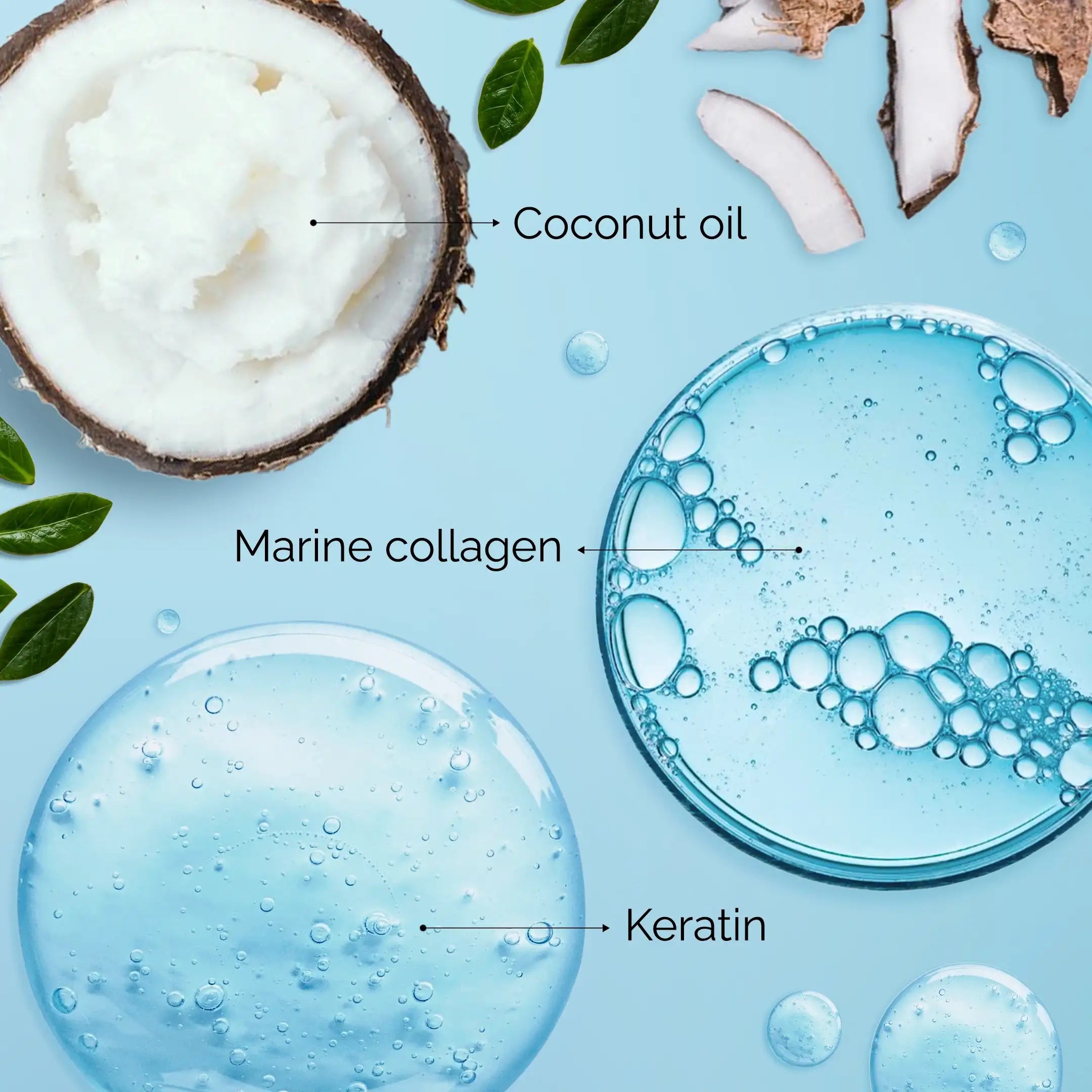 Maree Keratin Mask for Damaged Hair — back view