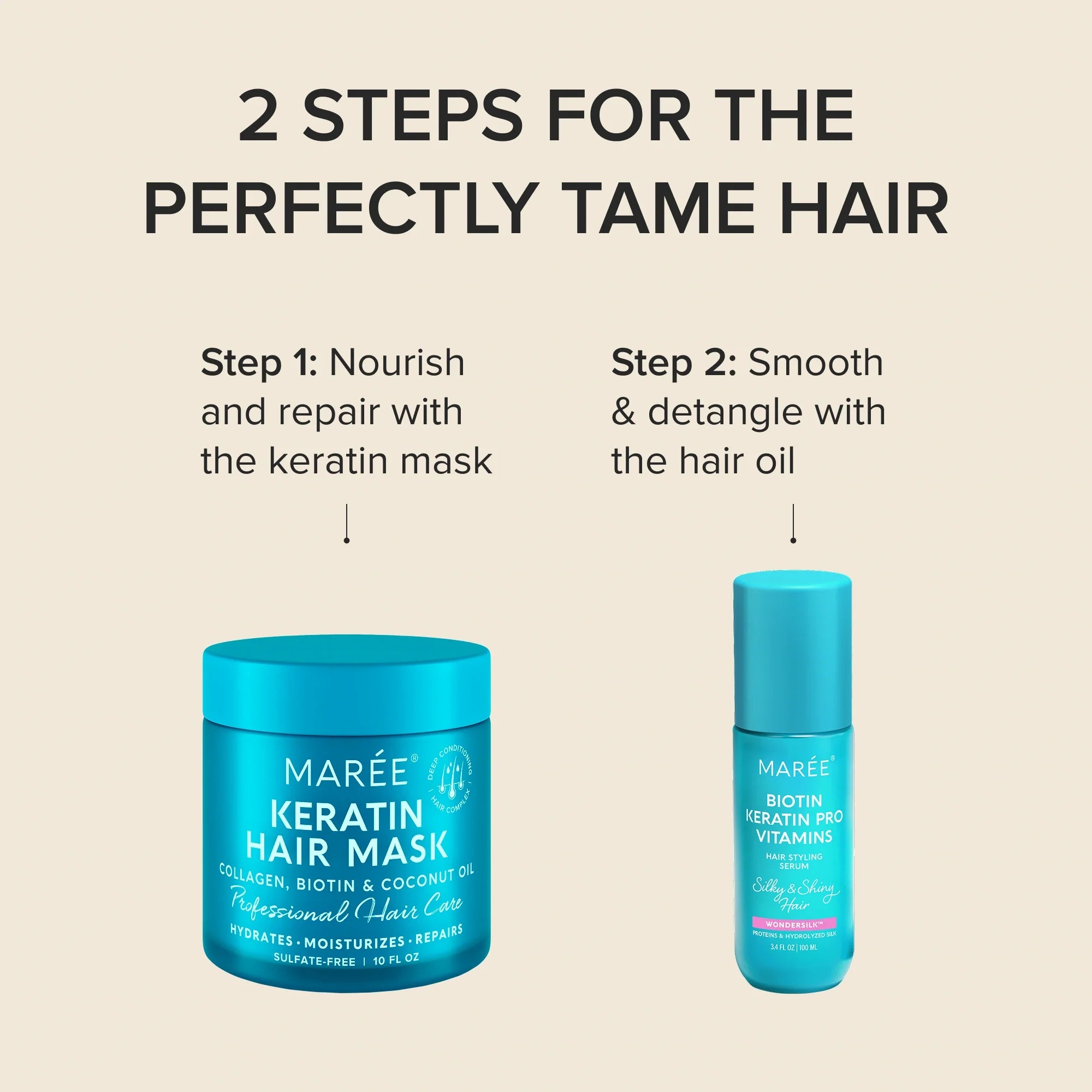 Maree Keratin Mask for Damaged Hair — packaging