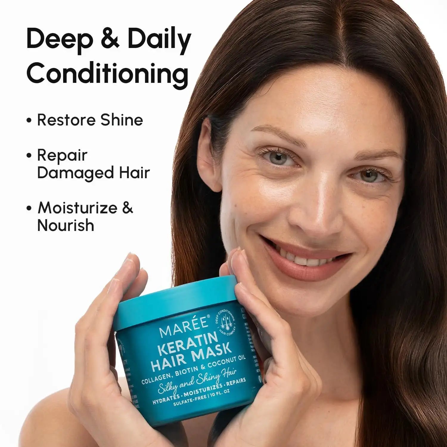 Maree Keratin Mask for Damaged Hair — lifestyle context