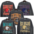 Pasimax New Retro Style Varsity All Team Football Sweatshirt – Vintage Fan Crewneck — main product shot