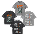 New York 2-Side Graphic T-Shirt – Retro NYC Double Printed Tee, Vintage Washed Manhattan Lightweight Cotton Streetwear Top