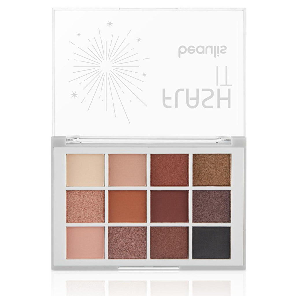Beaulis Makeup Eyeshadow Palette - 12 Shades for Versatile Eye Makeup, Matte & Shimmer Finishes
