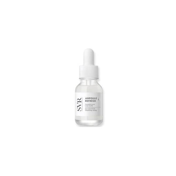 SVR Ampoule Refresh: Anti-Wrinkle Eye Cream - Reduce Fine Lines, Moisturize & Refresh Sensitive Skin - Caffeine + Metal Applicator