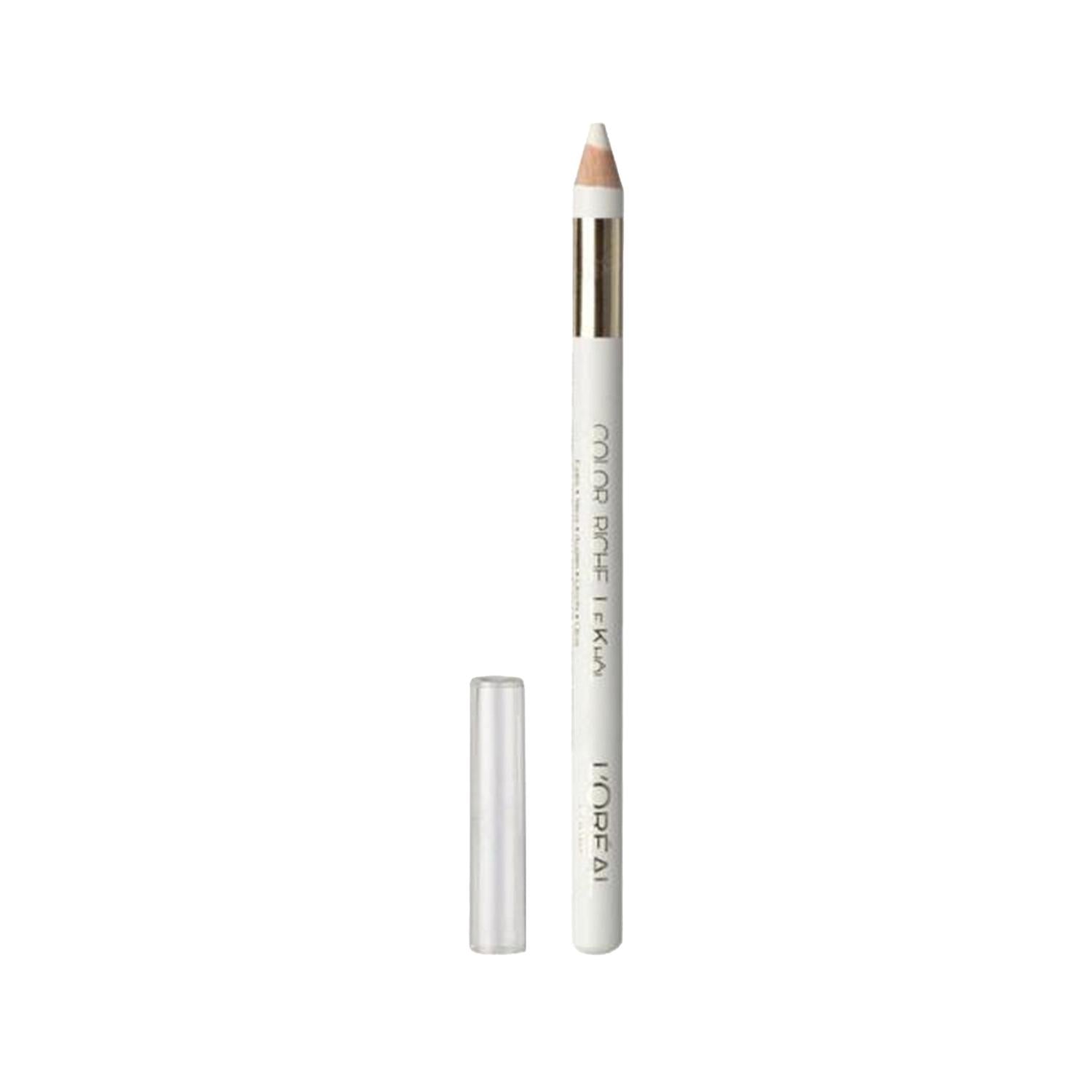 Loreal Paris Contour Khol Eyeliner - Immaculate Snow, Precise Application, Long-Lasting Wear