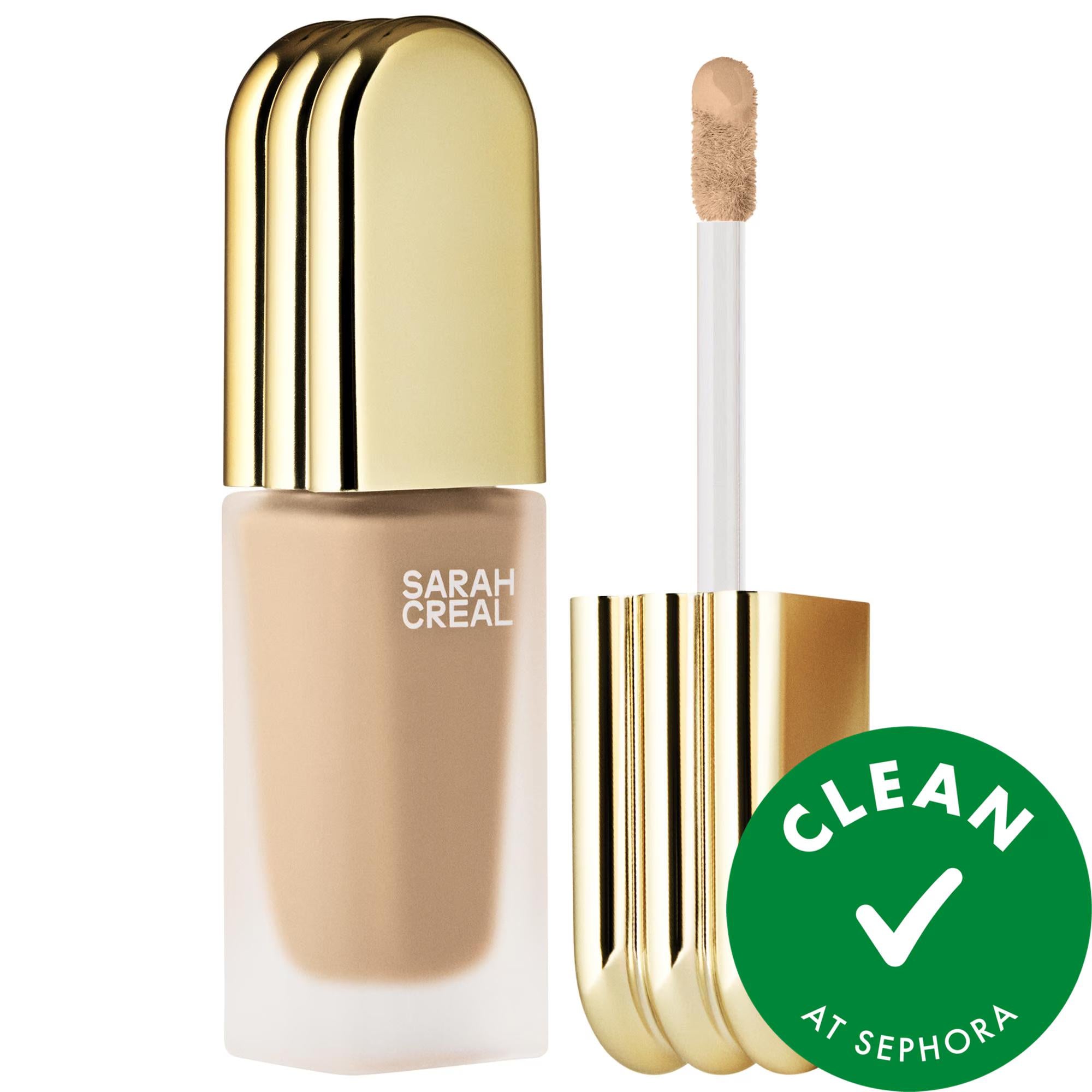 Face Flex Concealer & Foundation: Medium Coverage, Natural Finish, Long-Lasting & Crease-Resistant - Brightens, Hydrates, Depuffs with Caffeine & Hyaluronic Acid