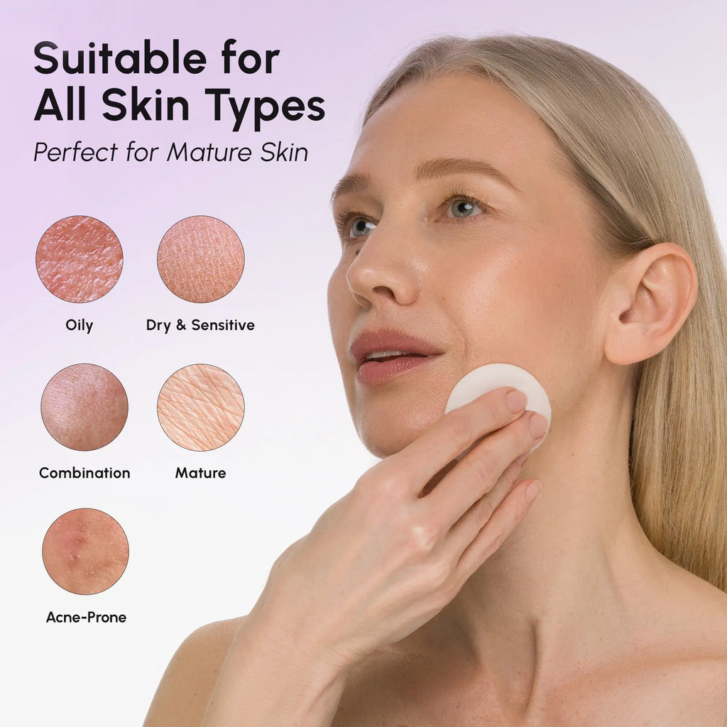 Maree 12% Niacinamide Smooth & Glow Pads — in-use photo