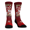 Rock 'Em Socks Rock 'Em Socks Nick Bosa - San Francisco 49ers  - Retro Photo — main product shot