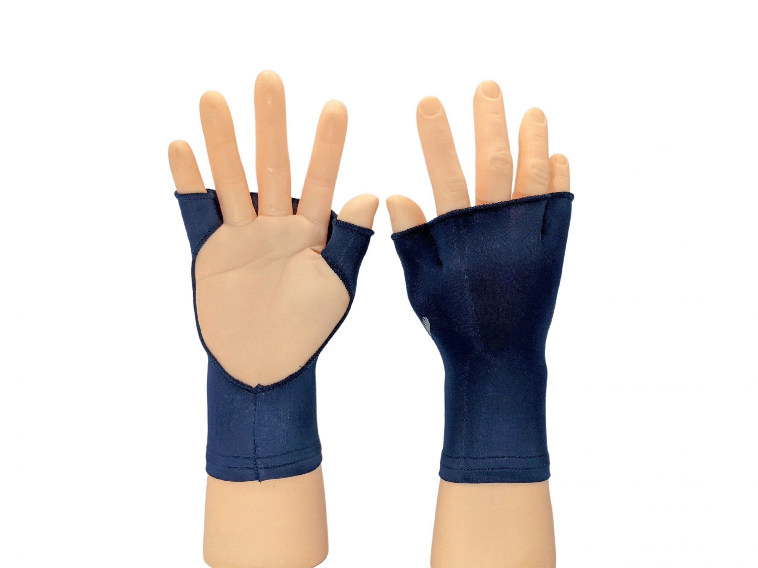 PalmFree™SunWear PalmFree™SunWear PalmFree™ Sun Gloves - Night Blue - UPF 50+ — main product shot