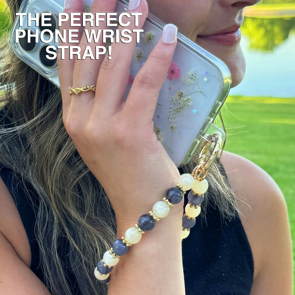 SaveTheGirls Clip & Go Beaded Wristlet Nina Collection — side view