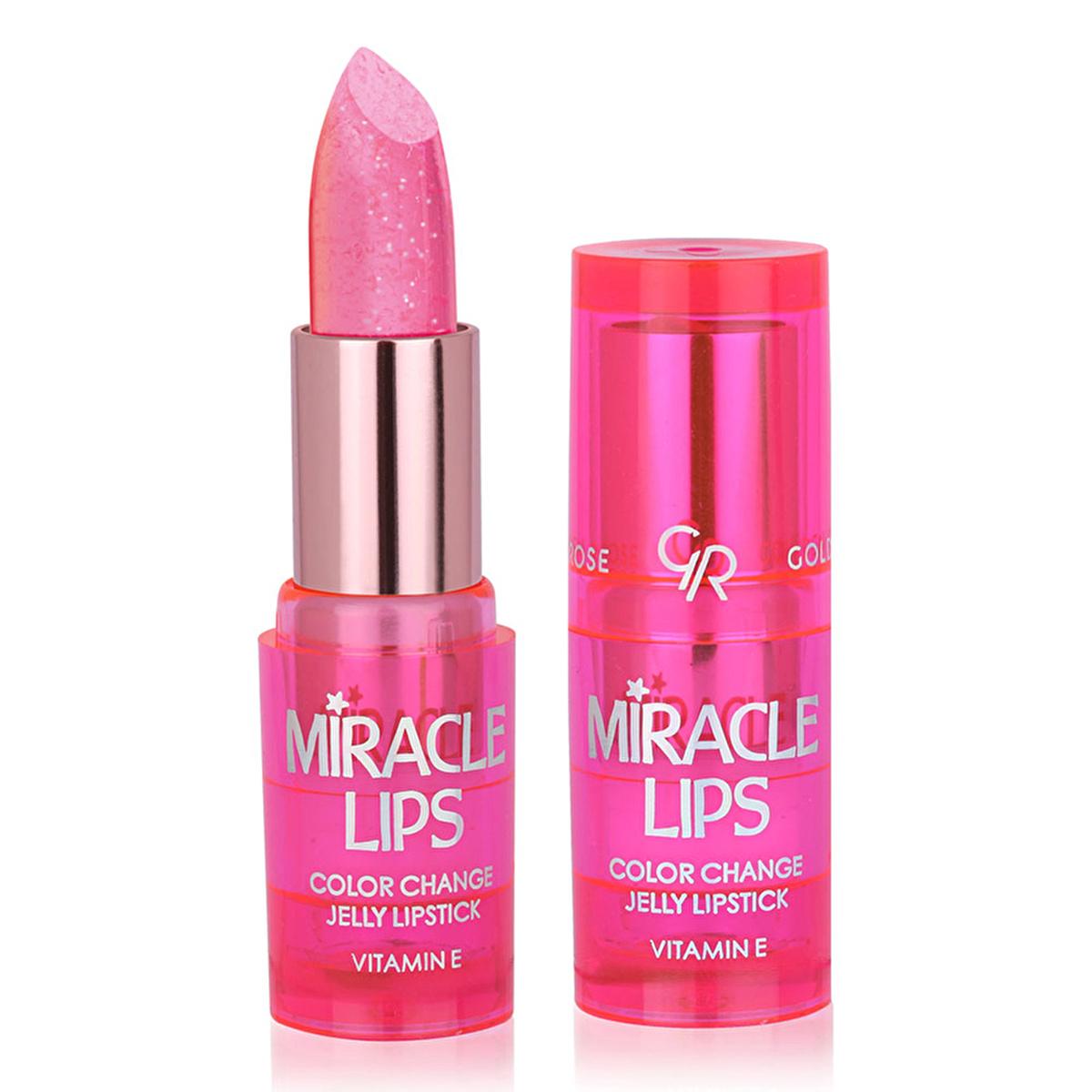 Golden Rose Color Changing Jelly Lipstick 101 Berry Pink - Vegan, Moisturizing & Long-Lasting