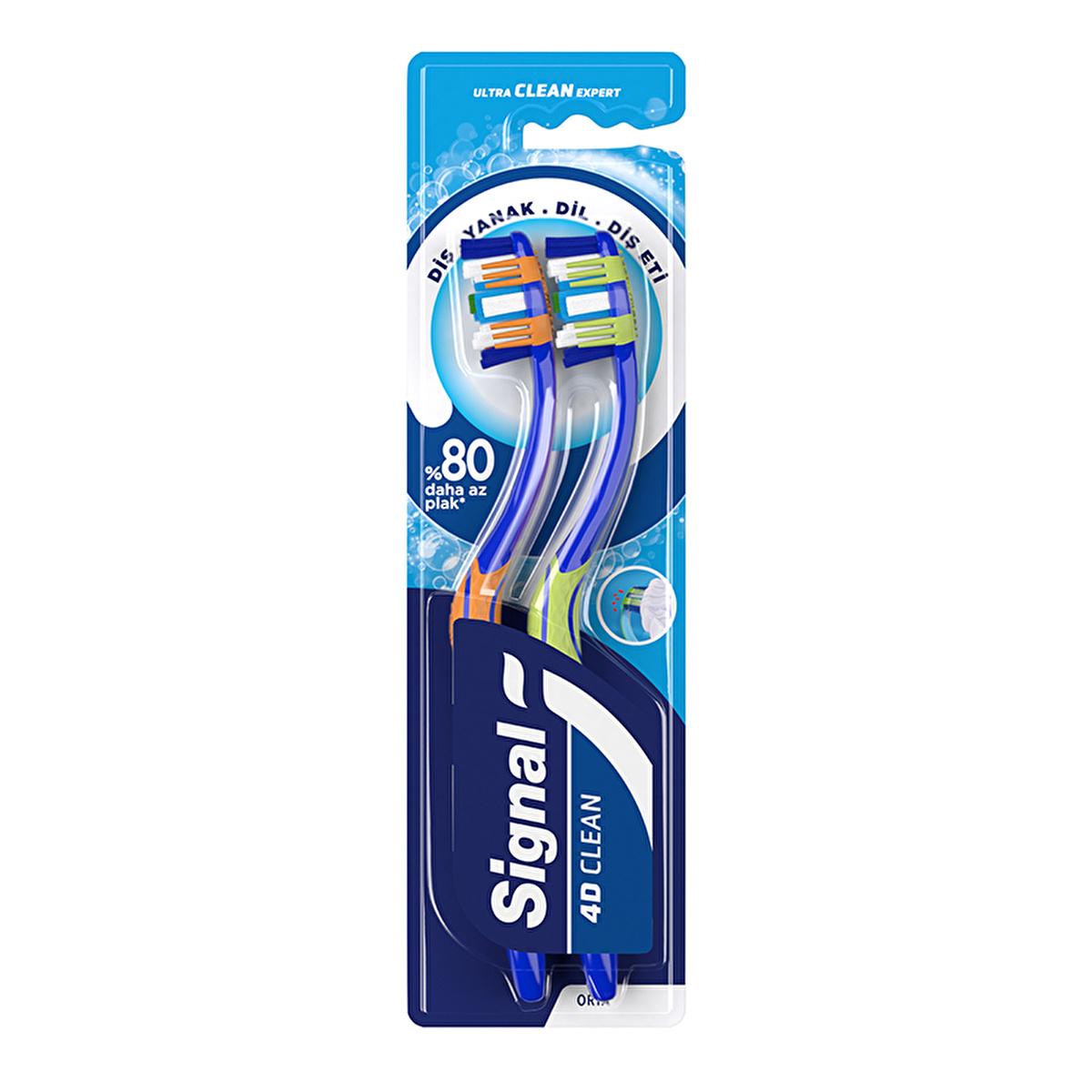 Signal 4D Clean Expert Electric Toothbrush - Advanced Oral Care with 4D Cleaning Technology