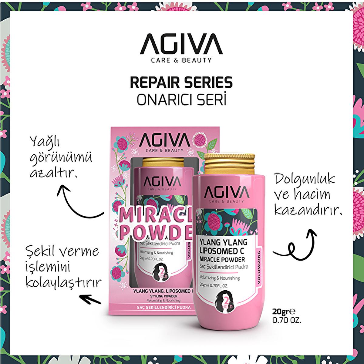 Agiva Milk Protein Hair Styling Powder: Volumizing, Oil Absorbing, Matte Finish Hair Volume Powder For Thicker, Fuller Hair