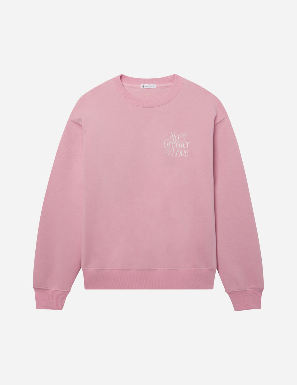 Elevated Faith No Greater Love Unisex Crewneck — feature highlight
