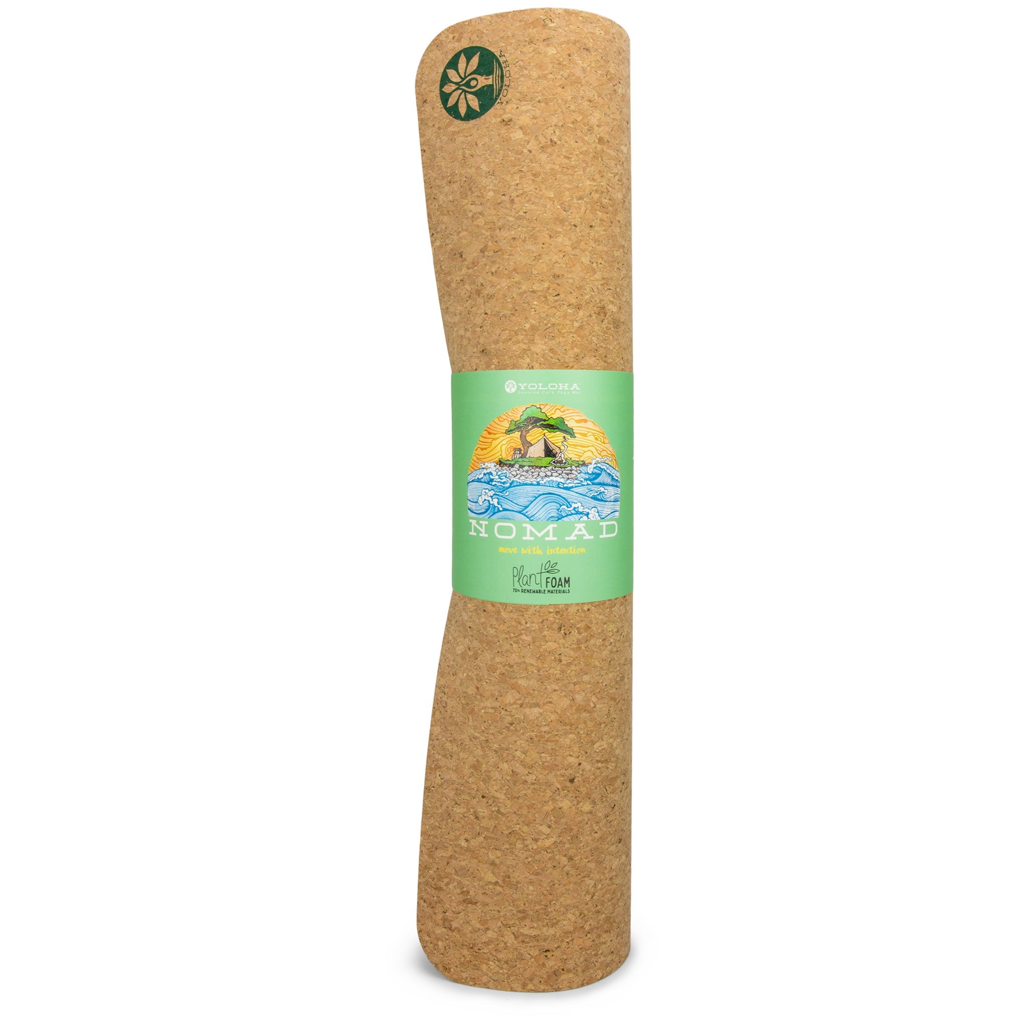 Pond of Harmony Nomad Cork Yoga Mat – Yoloha Yoga, view 3