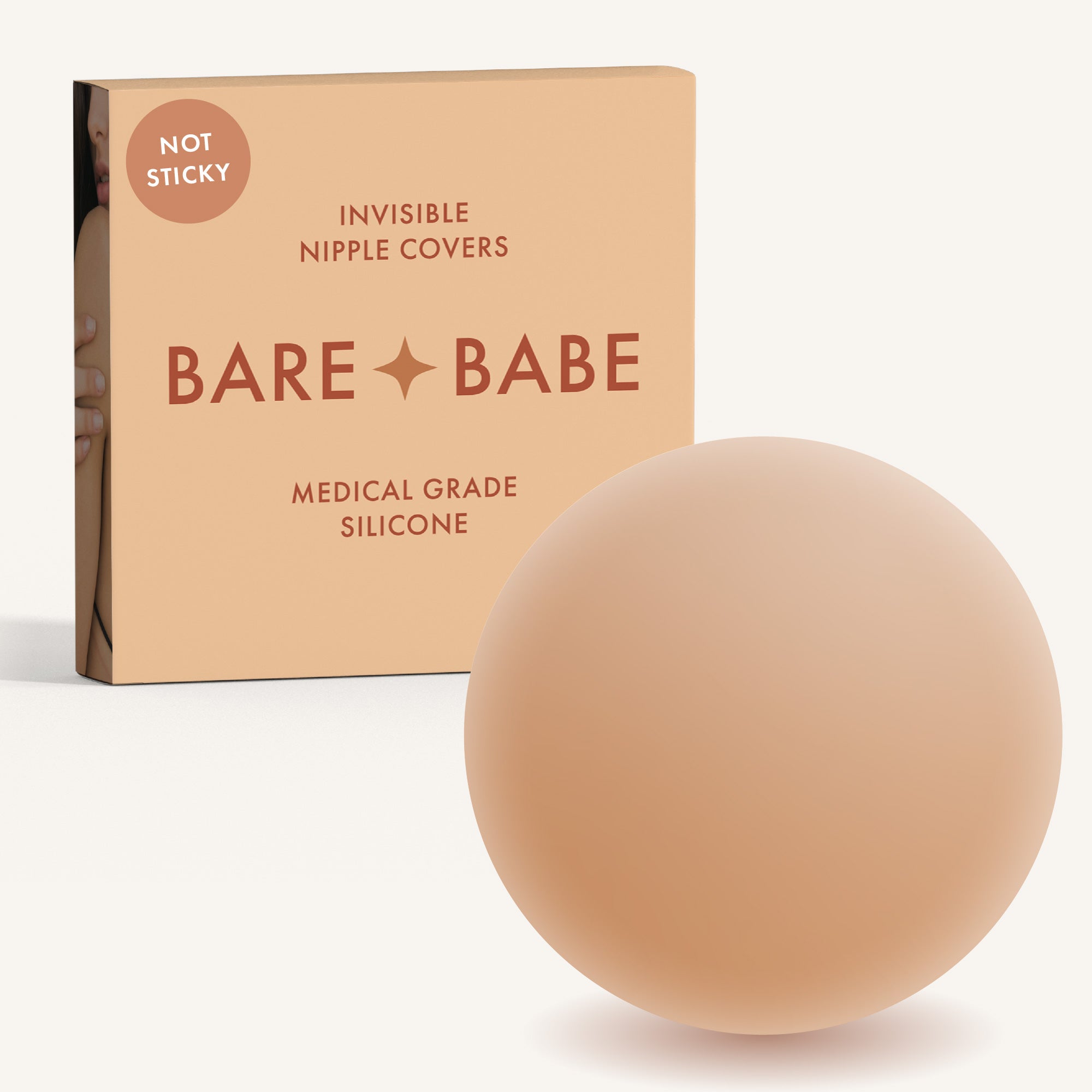Bare Babe Non-Adhesive Nipple Covers — main product shot