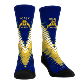 Rock 'Em Socks North Carolina A&T State Aggies - V Shape Tie Dye