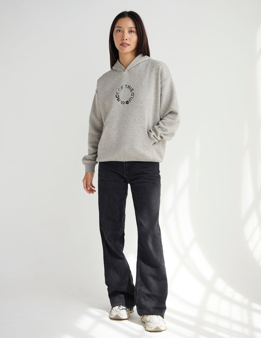Not of This World Beige Unisex Hoodie